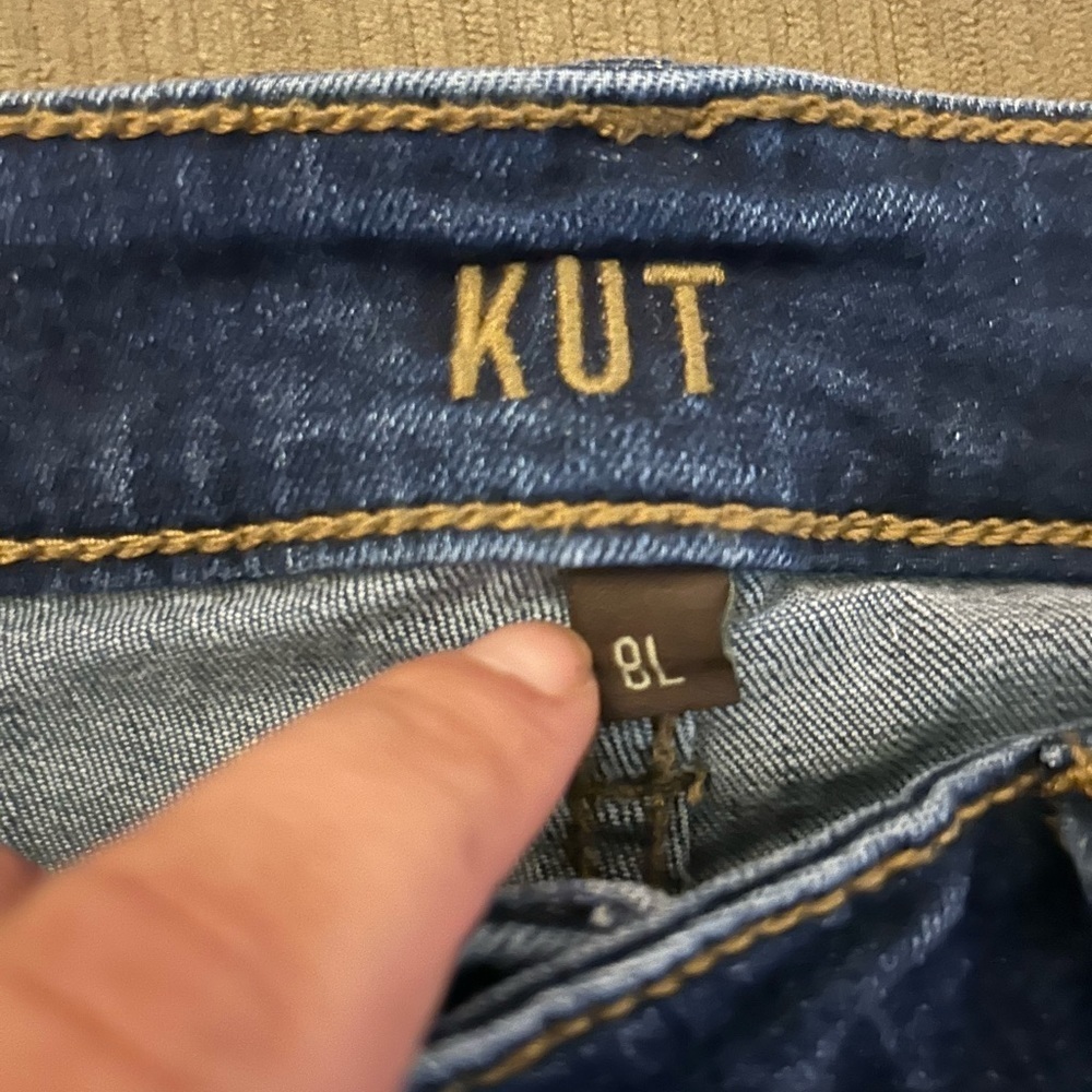 Kut From The Kloth Fab Ab Ankle Skinny Jeans Sz 8L EUC! - Picture 9 of 11